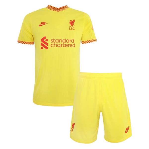 Ausweichtrikot Liverpool Kinder 2021-2022 Günstige Fußballtrikots